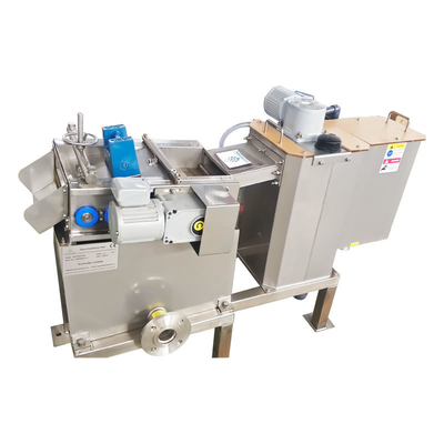 Hệ thống xử lý nước thải bằng máy ép trục vít tự động Hệ thống khử nước bùn cho tảo xanh