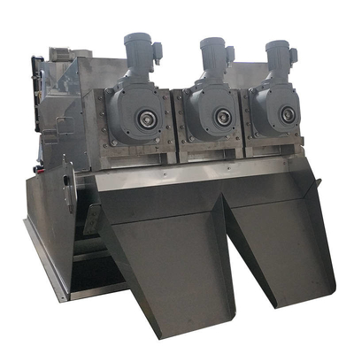 Thiết bị khử nước bùn Máy ép trục vít xếp chồng nước thải cho nước thải có dầu