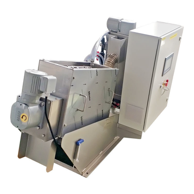 Máy ép khử nước tự làm sạch Dầu xử lý nước thải Thiết bị khử nước bùn