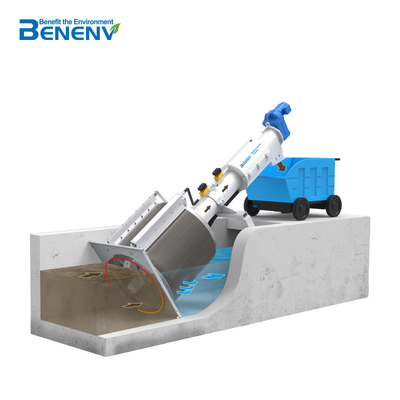 Rotary Drum Screen OA2 Micro Strainer Tất cả các màn hình thanh thép không gỉ cho nước thải