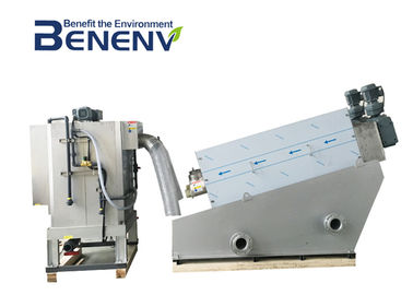 Nước thải đa đĩaThiết bị nhà máy xử lý Loại bùn Than rửa Clog Cấu trúc tự do