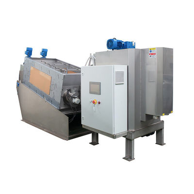 Máy khử nước bùn thương mại Tốc độ trục vít thấp Bảo trì thuận tiện