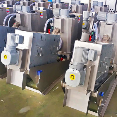 Máy ép trục vít đa đĩa Máy sấy bùn công nghiệp thực phẩm