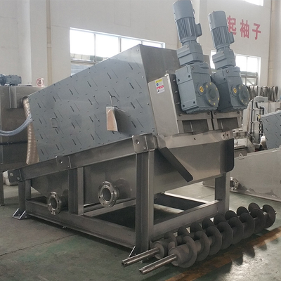 Máy ép bùn trục vít Máy khử nước bùn trong ngành xử lý nước thải
