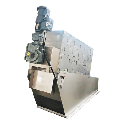 Máy khử nước trục vít khử nước bùn trong xử lý nước thải giết mổ