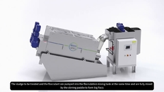 MDS® khử nước bùn bằng máy ép vít